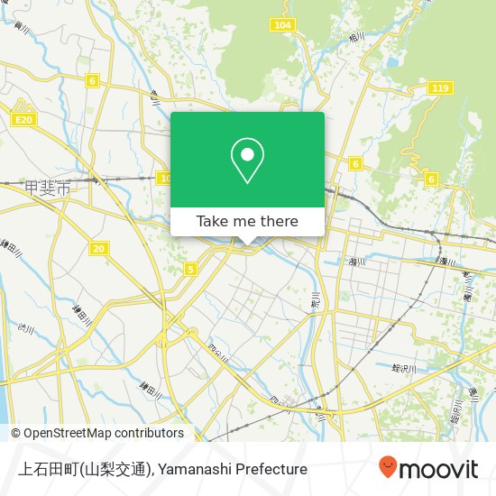 上石田町(山梨交通) map