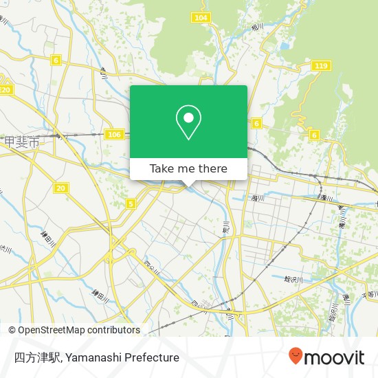 四方津駅 map