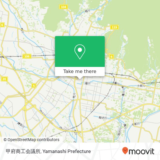 甲府商工会議所 map