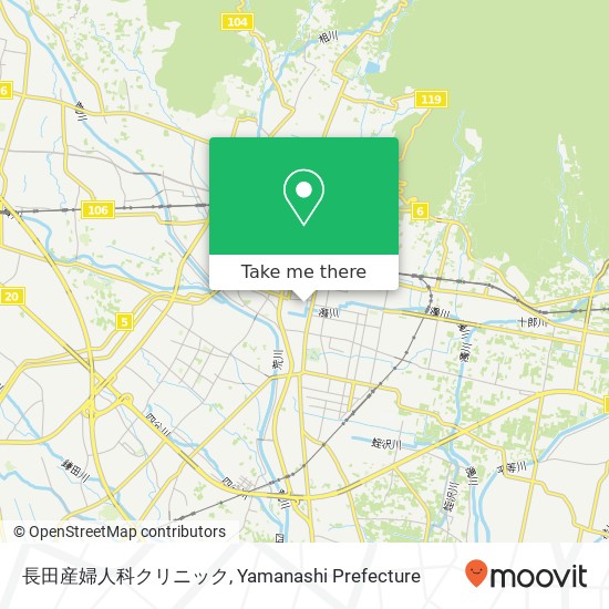 長田産婦人科クリニック map