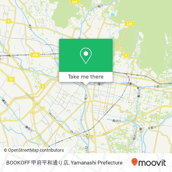 BOOKOFF 甲府平和通り店 map