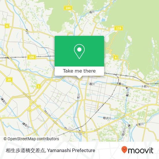 相生歩道橋交差点 map