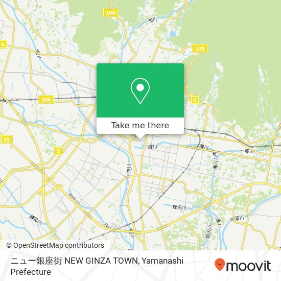 ニュー銀座街 NEW GINZA TOWN map