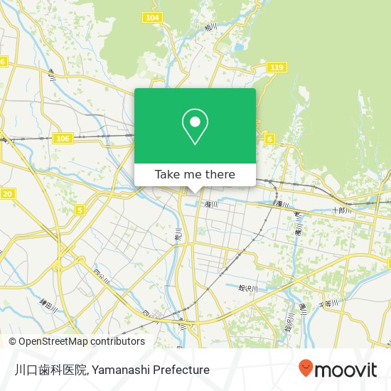 川口歯科医院 map