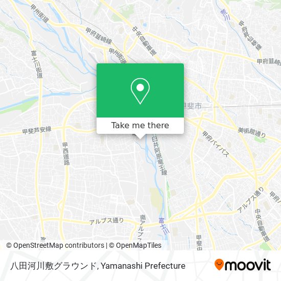 八田河川敷グラウンド map