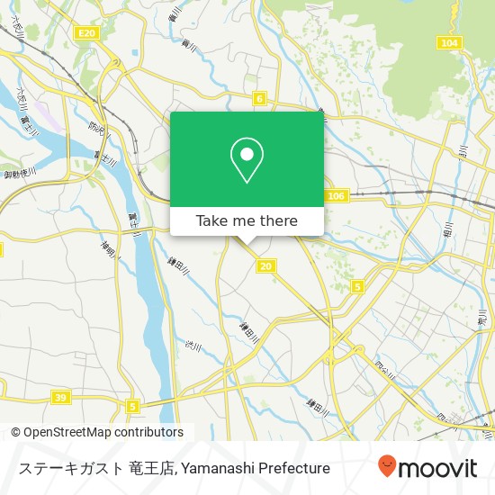 ステーキガスト 竜王店 map