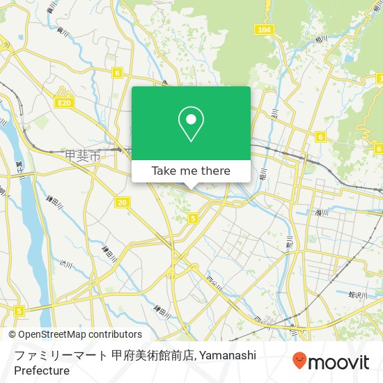 ファミリーマート 甲府美術館前店 map