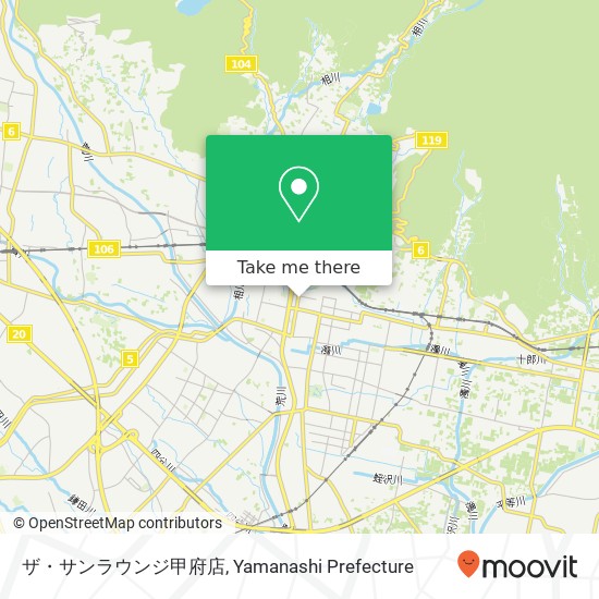 ザ・サンラウンジ甲府店 map