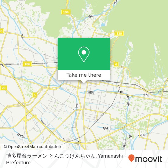 博多屋台ラーメン とんこつけんちゃん map