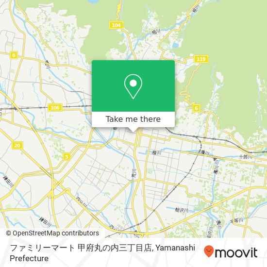 ファミリーマート 甲府丸の内三丁目店 map