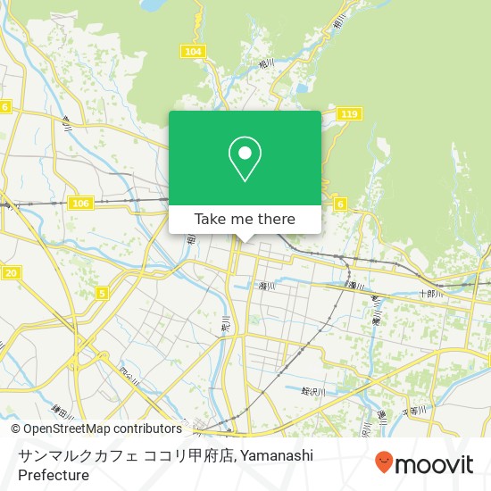 サンマルクカフェ ココリ甲府店 map
