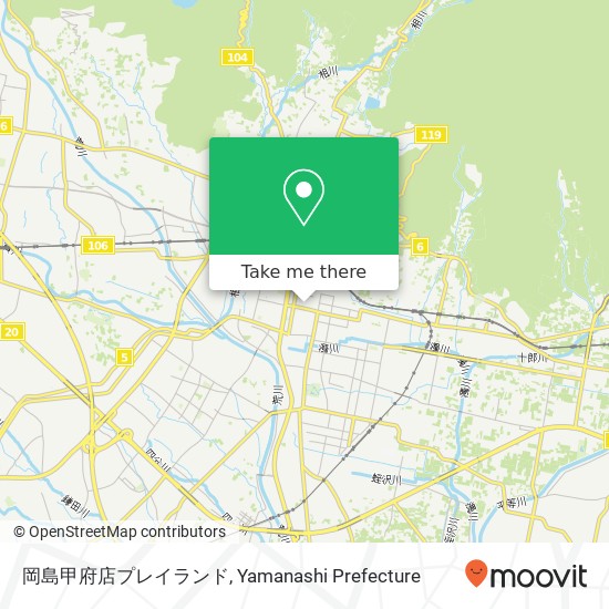 岡島甲府店プレイランド map