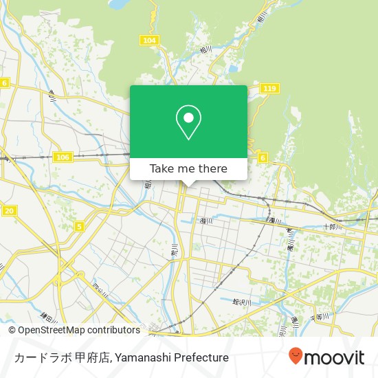 カードラボ 甲府店 map