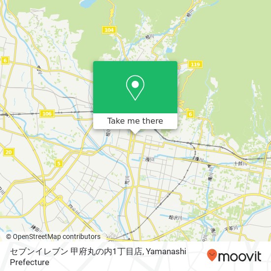 セブンイレブン 甲府丸の内1丁目店 map