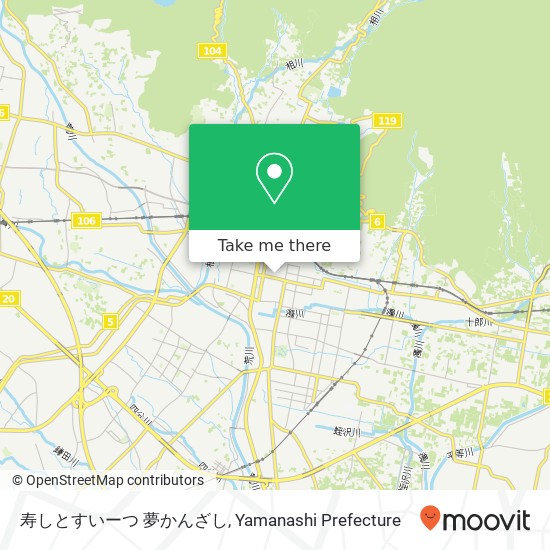 寿しとすいーつ 夢かんざし map