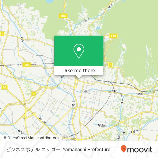 ビジネスホテル ニシコー map