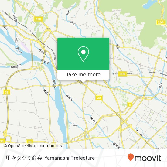 甲府タツミ商会 map