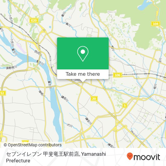 セブンイレブン 甲斐竜王駅前店 map