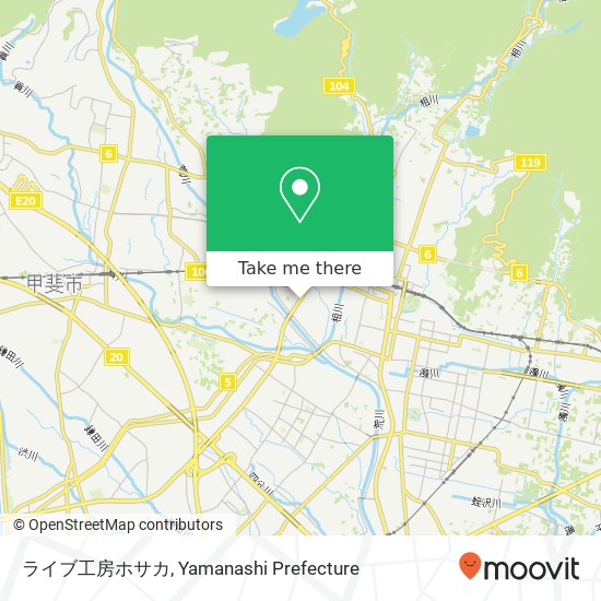 ライブ工房ホサカ map