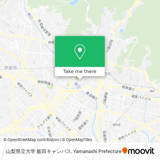 山梨県立大学 飯田キャンパス map