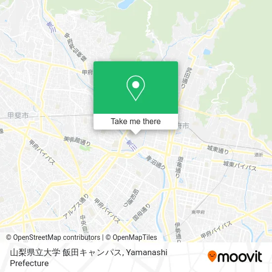 山梨県立大学 飯田キャンパス map