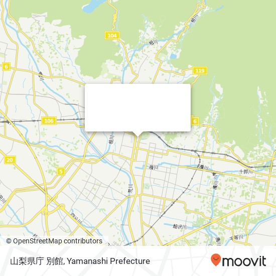 山梨県庁 別館 map