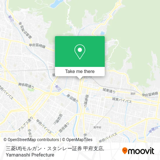 Mitsubishi UFJ Morgan Stanley Securities Kofu Branch map