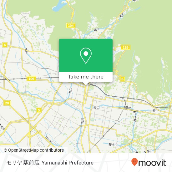 モリヤ 駅前店 map