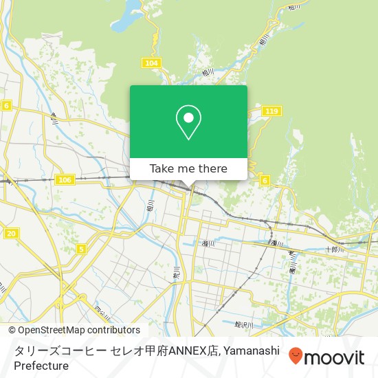 タリーズコーヒー セレオ甲府ANNEX店 map