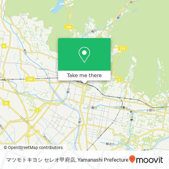 マツモトキヨシ セレオ甲府店 map