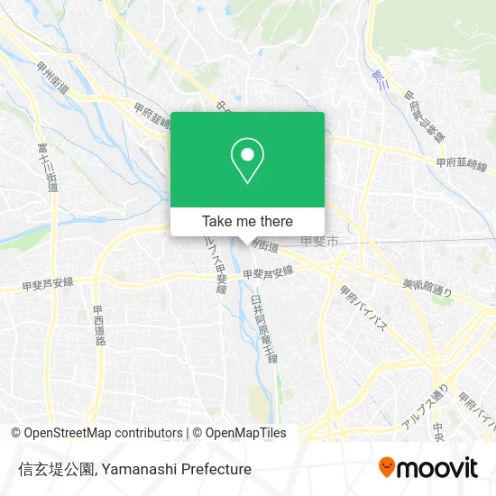 信玄堤公園 map
