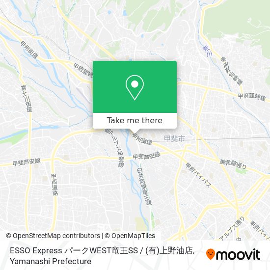ESSO Express パークWEST竜王SS / (有)上野油店 map