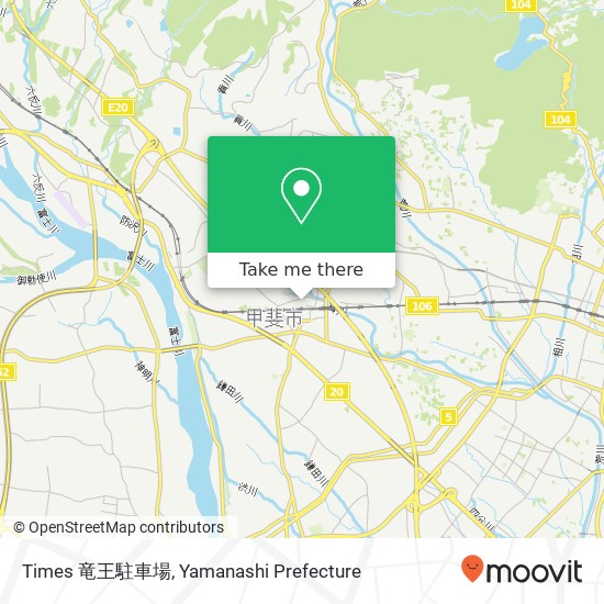 Times 竜王駐車場 map