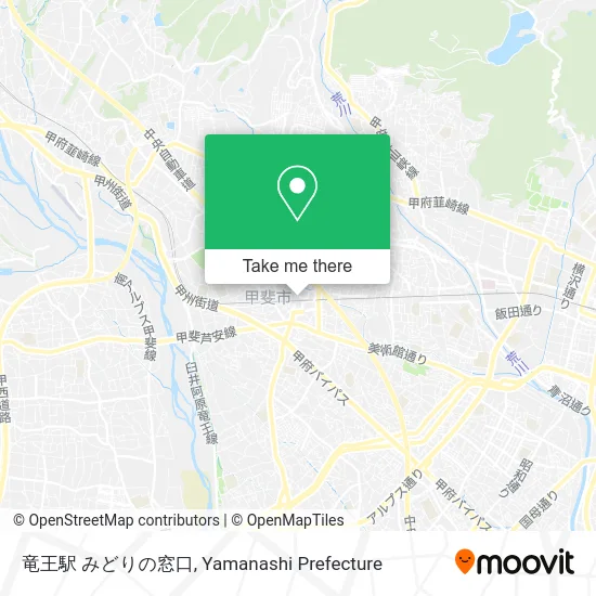 竜王駅 みどりの窓口 map