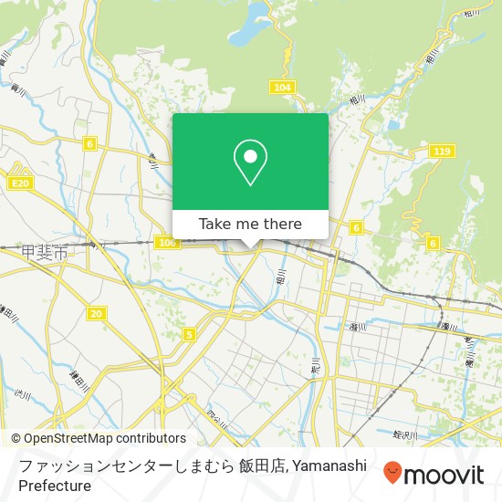 ファッションセンターしまむら 飯田店 map