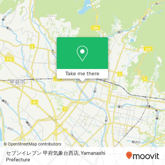 セブンイレブン 甲府気象台西店 map