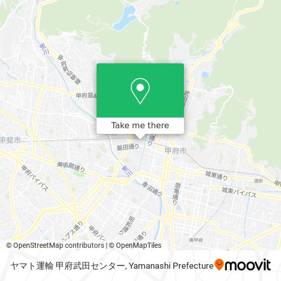 ヤマト運輸 甲府武田センター map