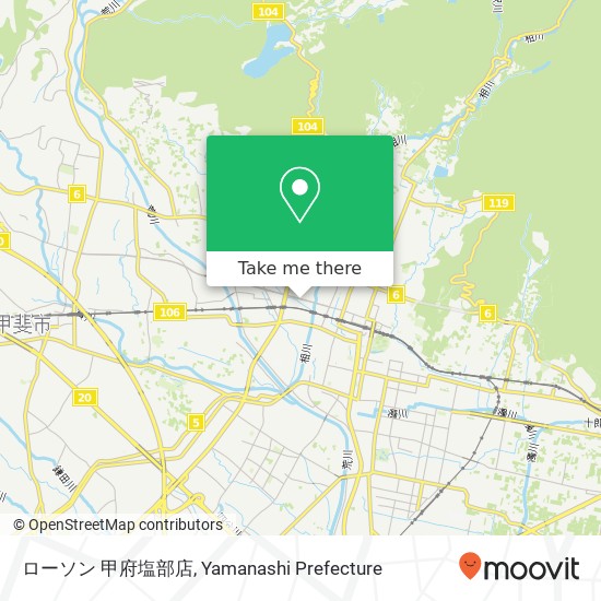 ローソン 甲府塩部店 map