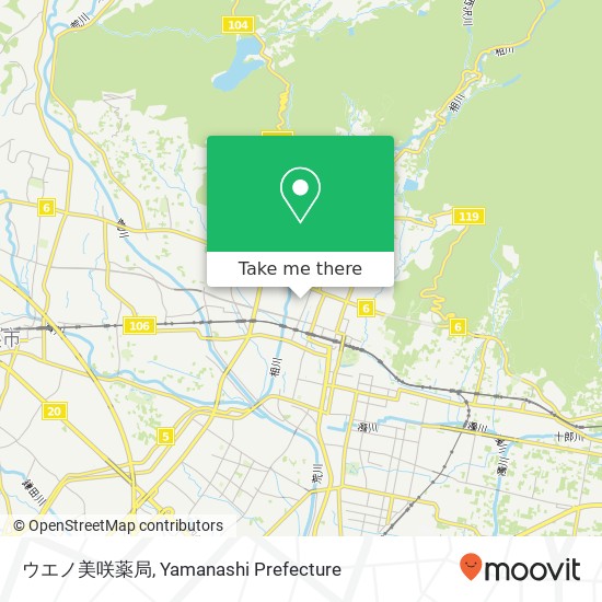 ウエノ美咲薬局 map