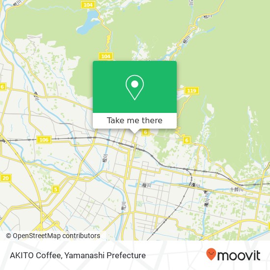 AKITO Coffee map