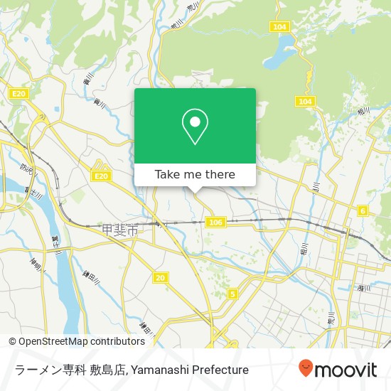 ラーメン専科 敷島店 map