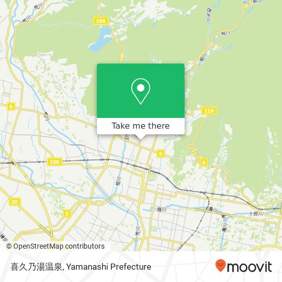 喜久乃湯温泉 map