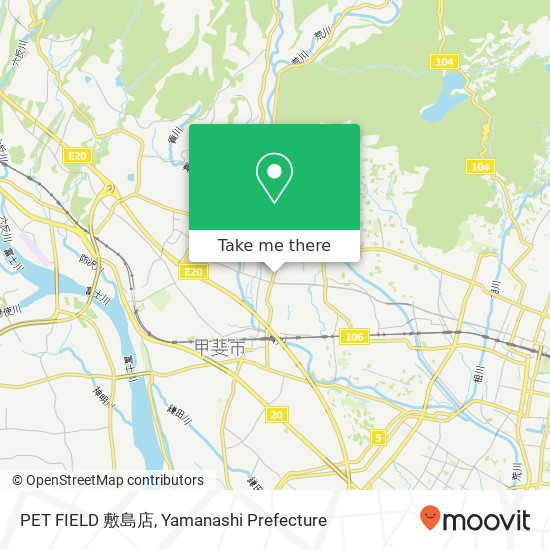PET FIELD 敷島店 map