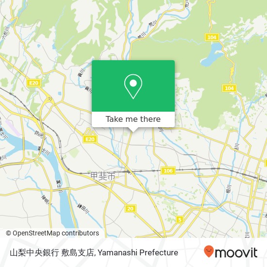 山梨中央銀行 敷島支店 map