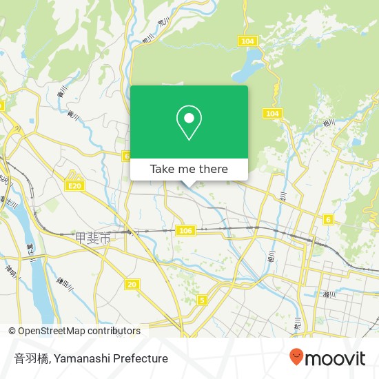 音羽橋 map