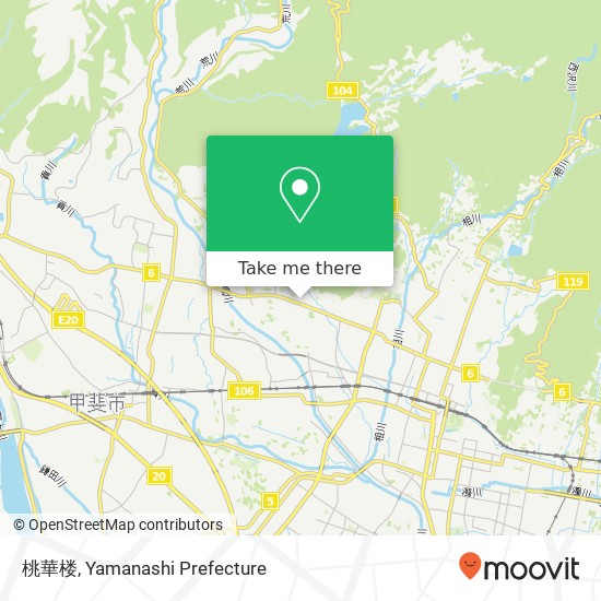 桃華楼 map