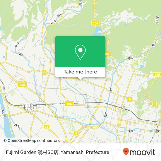 Fujimi Garden 湯村SC店 map