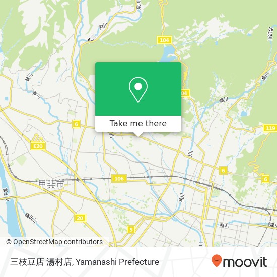 三枝豆店 湯村店 map