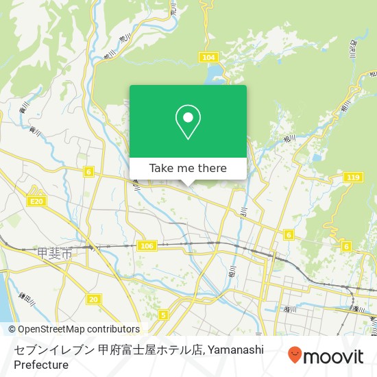 セブンイレブン 甲府富士屋ホテル店 map
