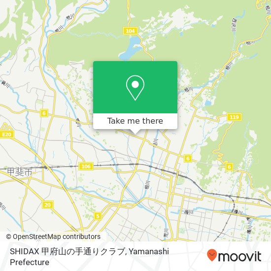 SHIDAX 甲府山の手通りクラブ map